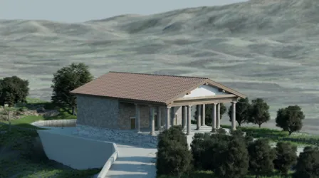 View of the final representation model (aerial point of view)